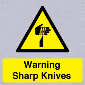 Warning Sharp Knives